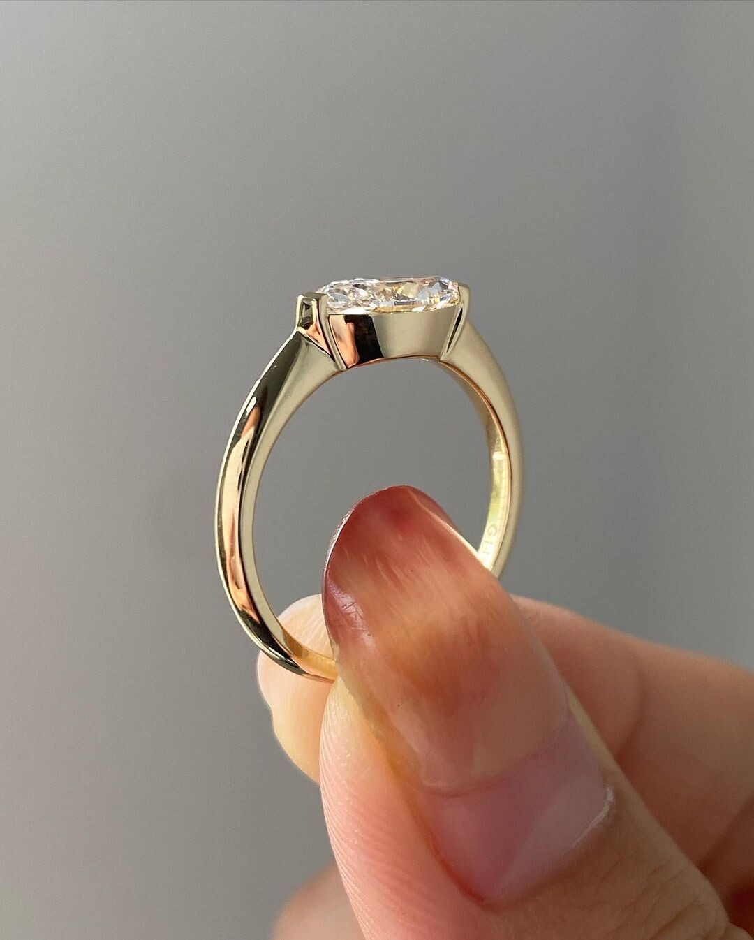 1.26CT White Marquise Cut Moissanite Solitaire 925 Sterling Silver Proposal Ring