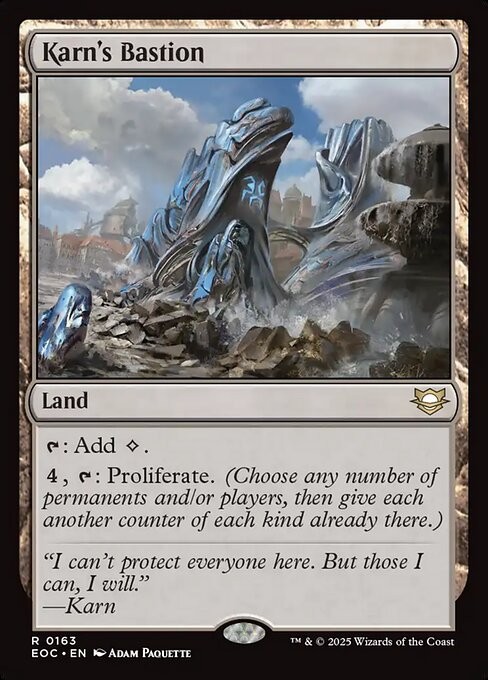 Karn's Bastion 163 R Normal EOC MTG NM