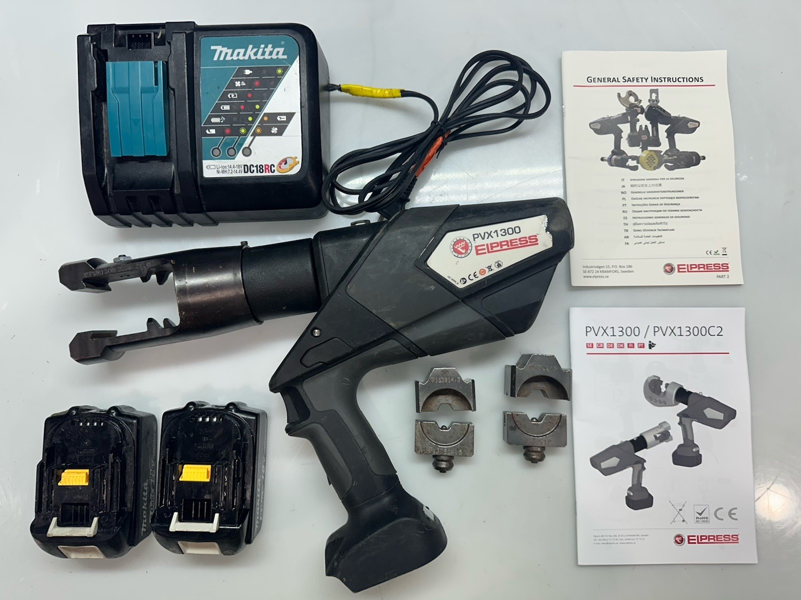 Elpress PVX1300 electric crimping tool system PVX 1300