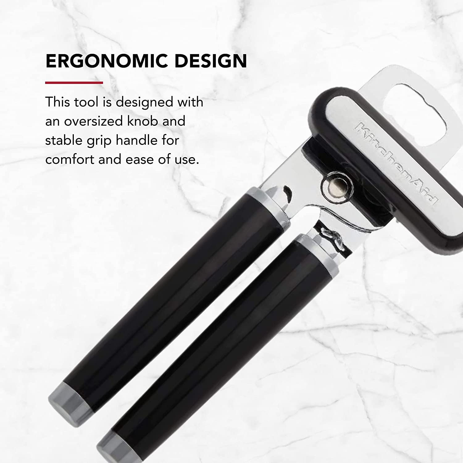 Classic Multifunction Can Opener and Bottle Opener Easy to Use, Razor Sharp Stai