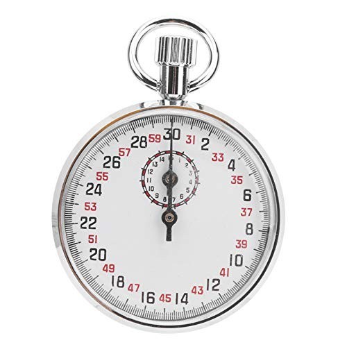 Handheld Mechanical Stopwatch - Sports Chronograph Timer for Running, Competitio