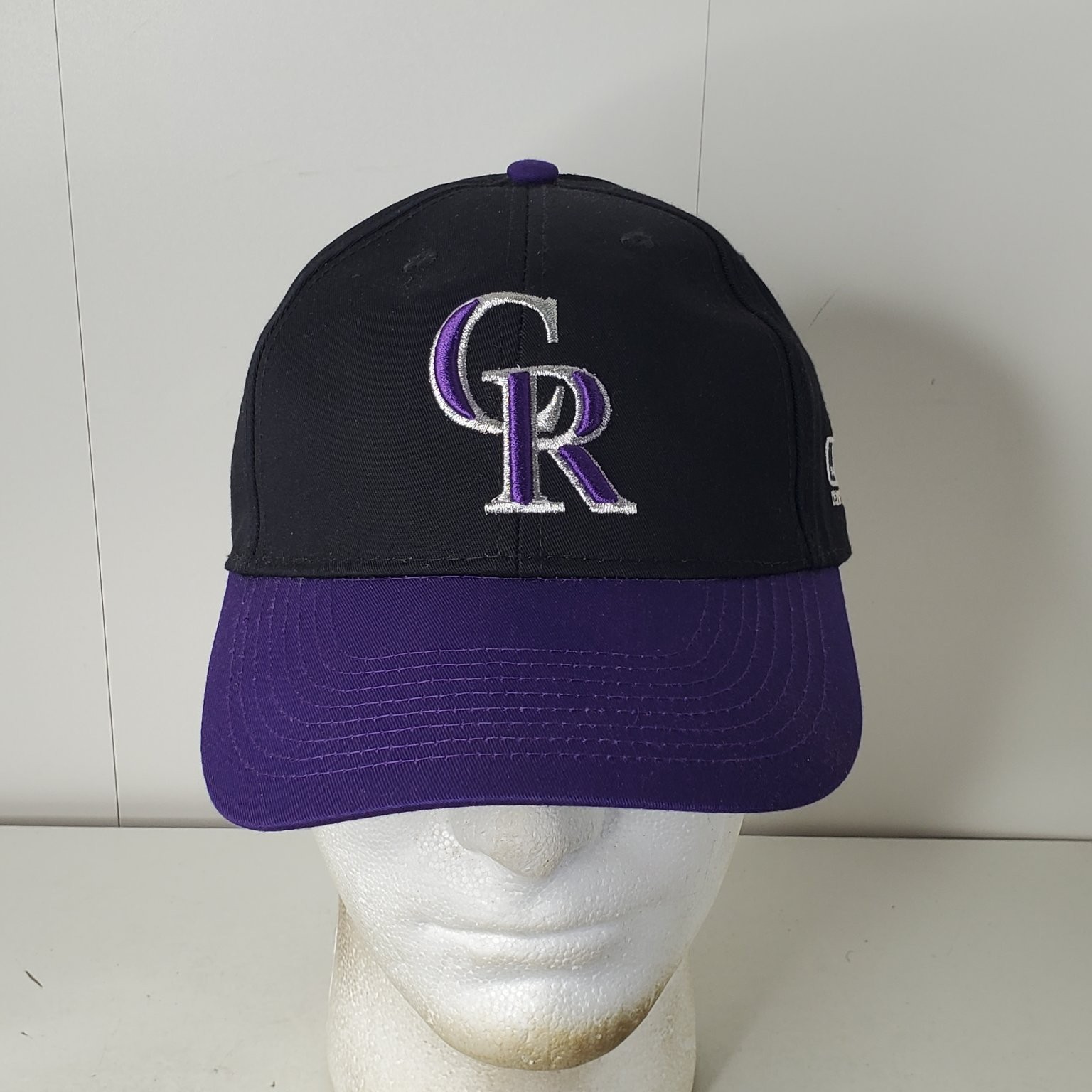 Colorado Rockies MLB Hat OC Sports Adjustable Youth Black Purple Official