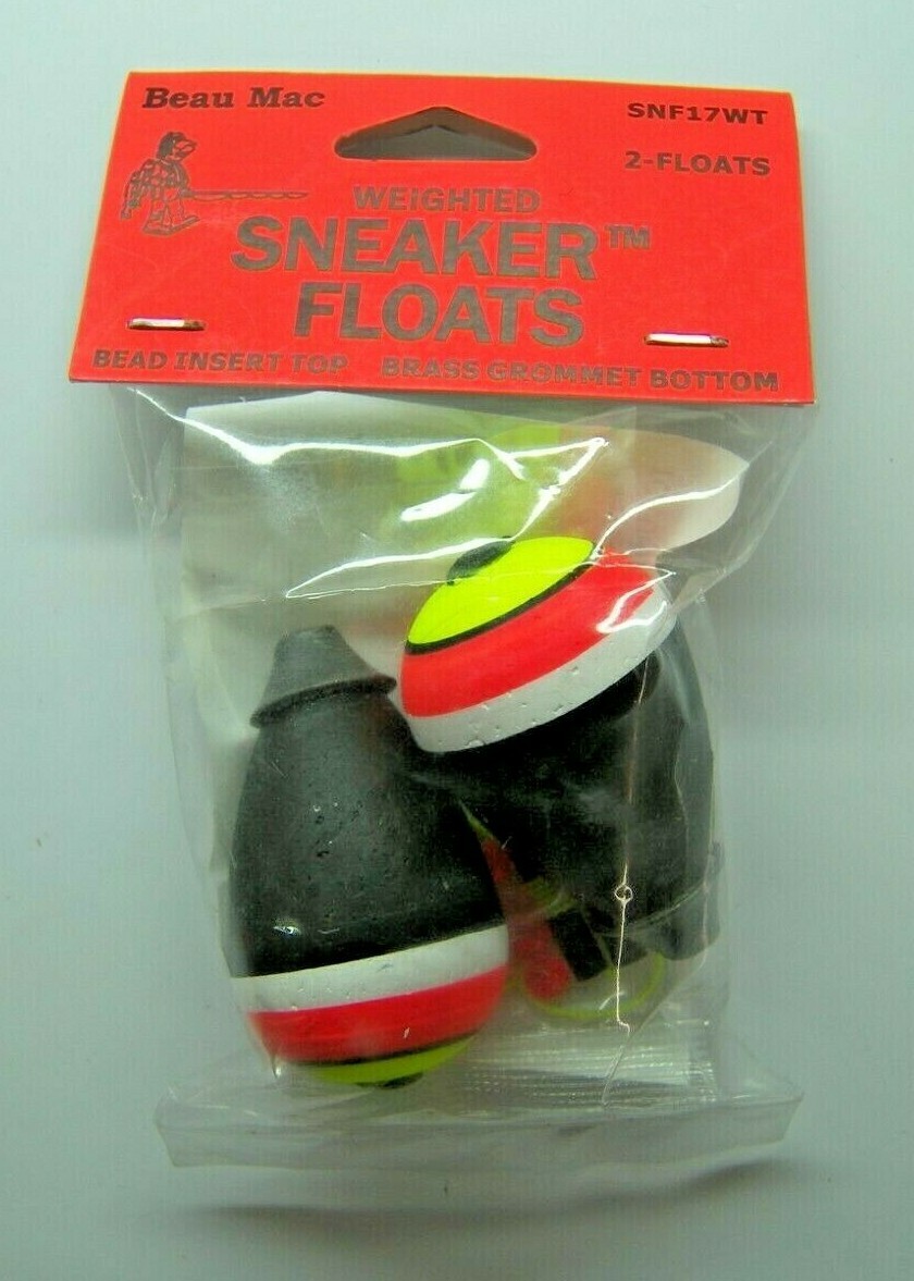 Beau Mac Sneaker Float EVA Foam Core Drift lake 2 Bobber Stops NEW #SNF17WT
