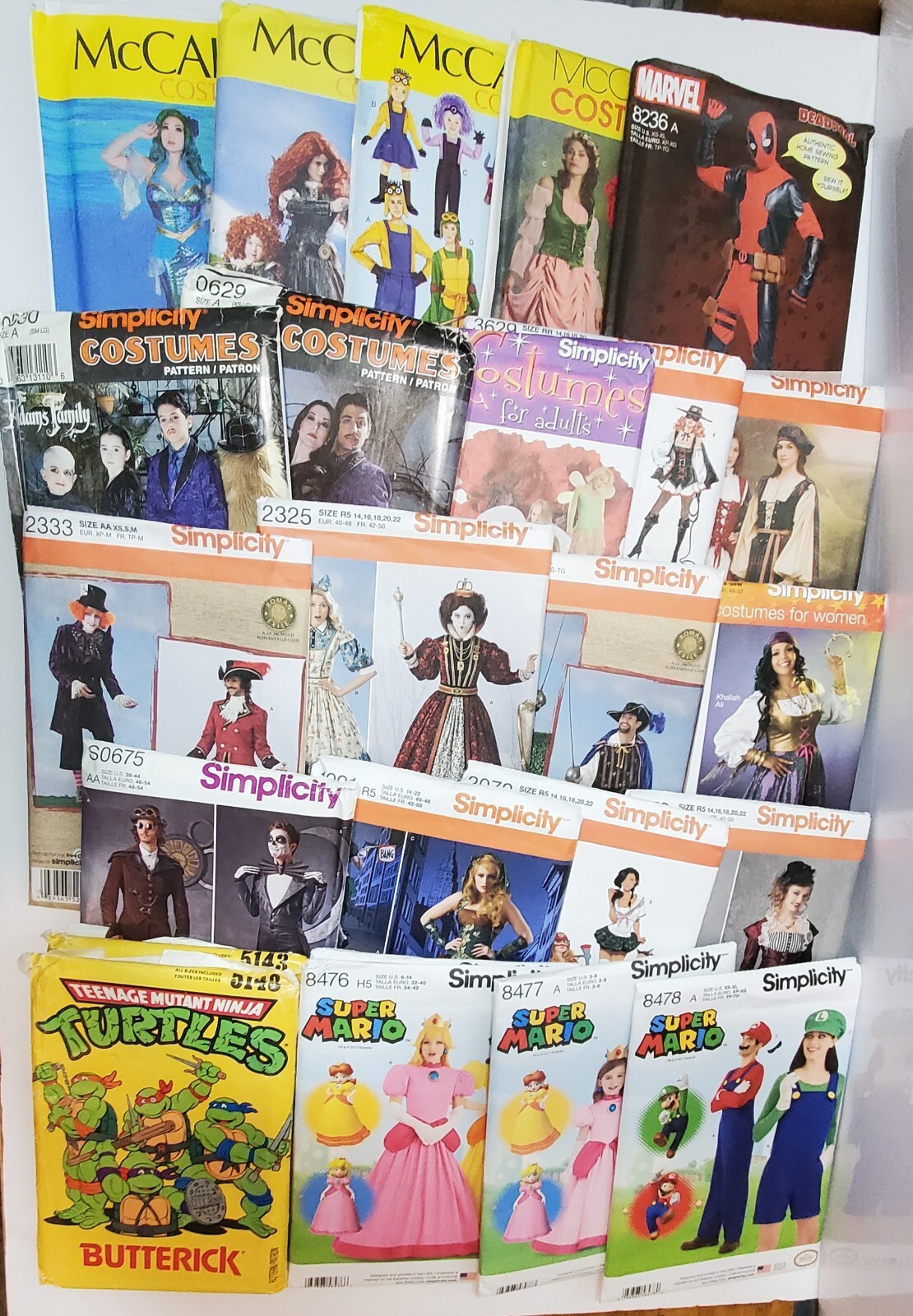 Character COSTUME Sewing Patterns #2  NEW UNCUT VINTAGE OOP