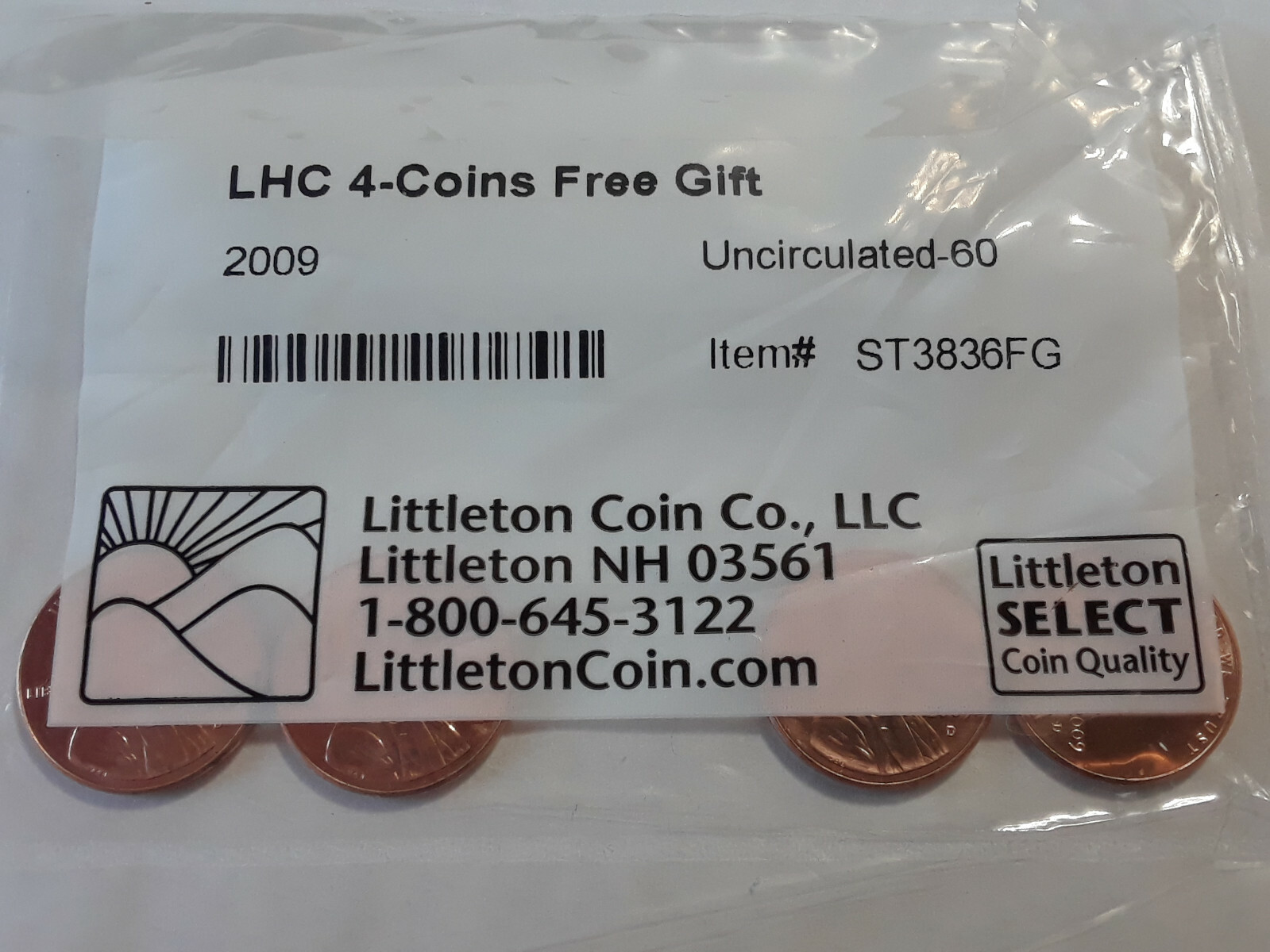 2 Sets 2009 Penny Lincoln 4 Complete Set Littleton Coin Co Uncirculated-60  A80