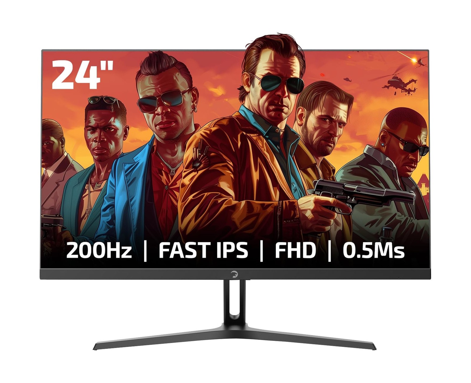 Game Power Bull T10 24 Inch 200Hz Gaming Monitor, 1920x1080p FHD, HDR, Adapti...