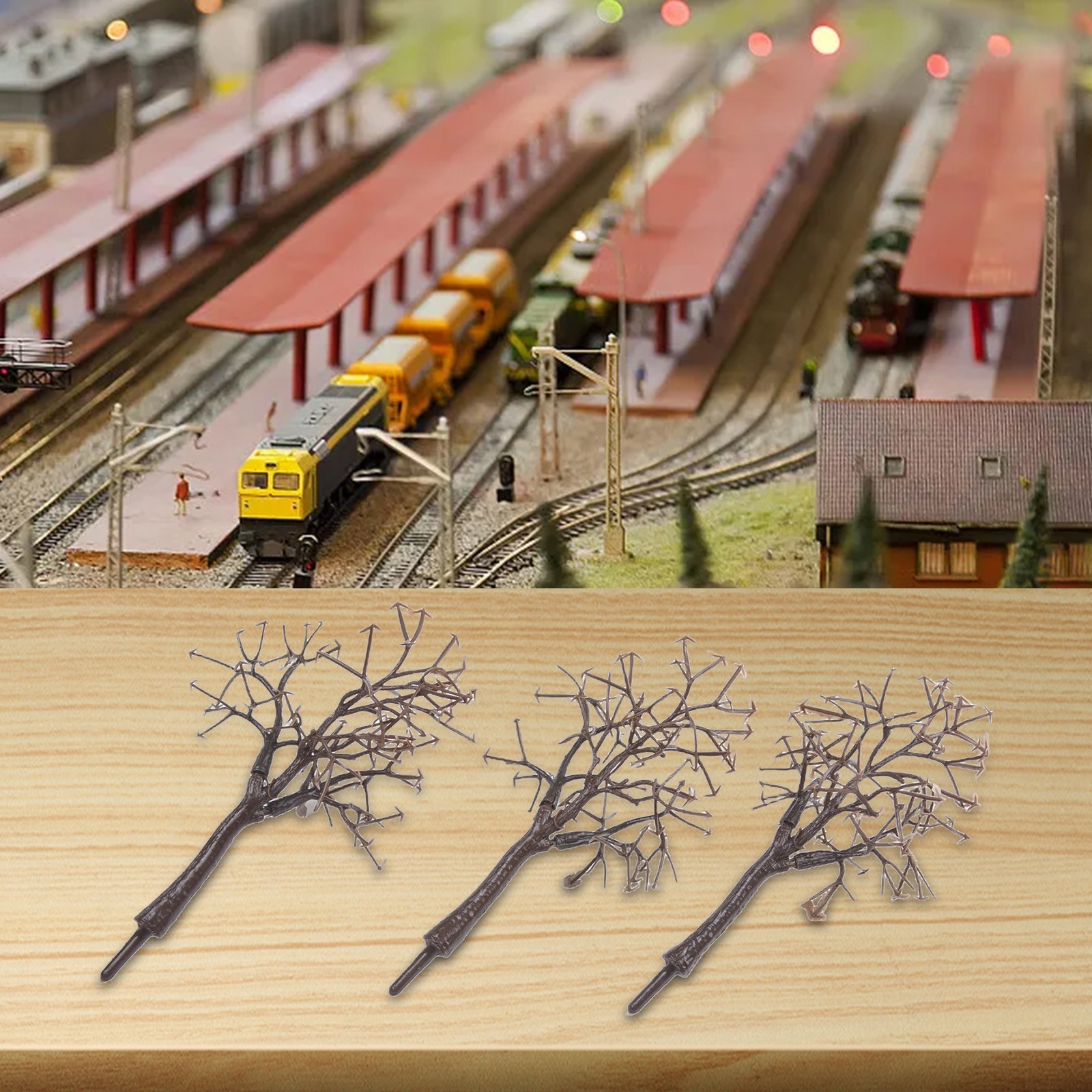 Customize Your Model Landscape 10pcs 12cm Scenery Landscape Bare Tree Trunks