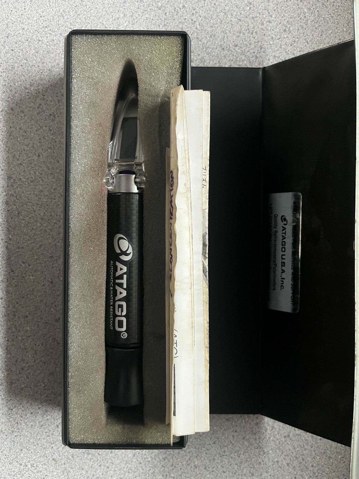 ATAGO Master Refractometer - Automatic & Water Resistant - Made in Japan