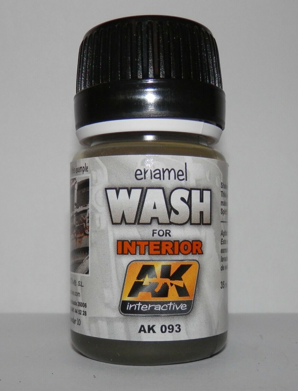AK Interactive Interior Wash Enamel Paint 35ml Bottle #AK093 NEW