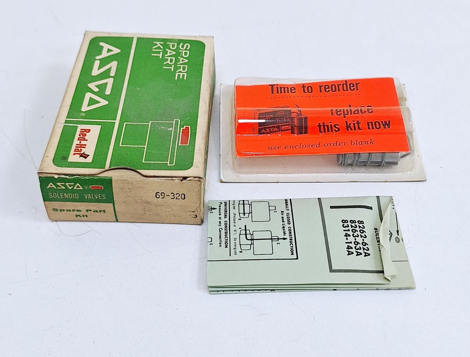 Asco Red-Hat 69-320 Solenoid Valve Kit (Lot of 2 pcs)