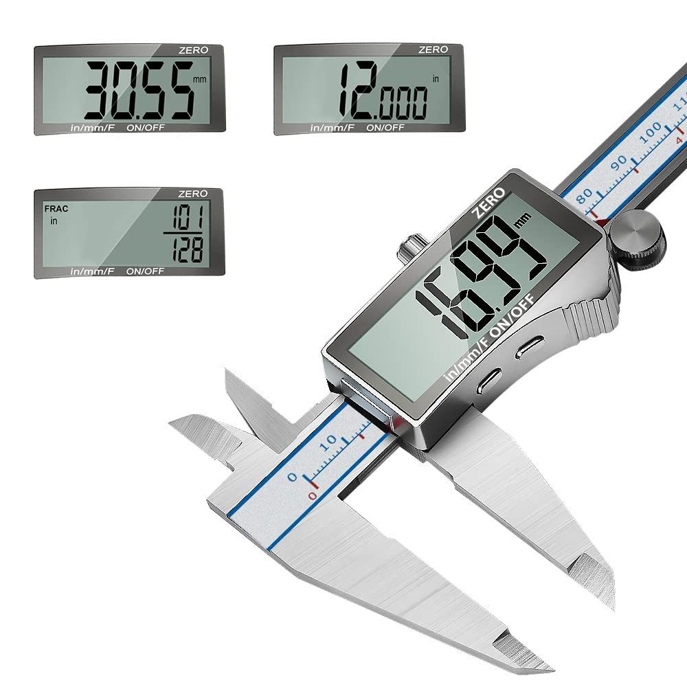 Digital Calipers, DITRON 6" Vernier Caliper- Fraction/Inch/Millimeter