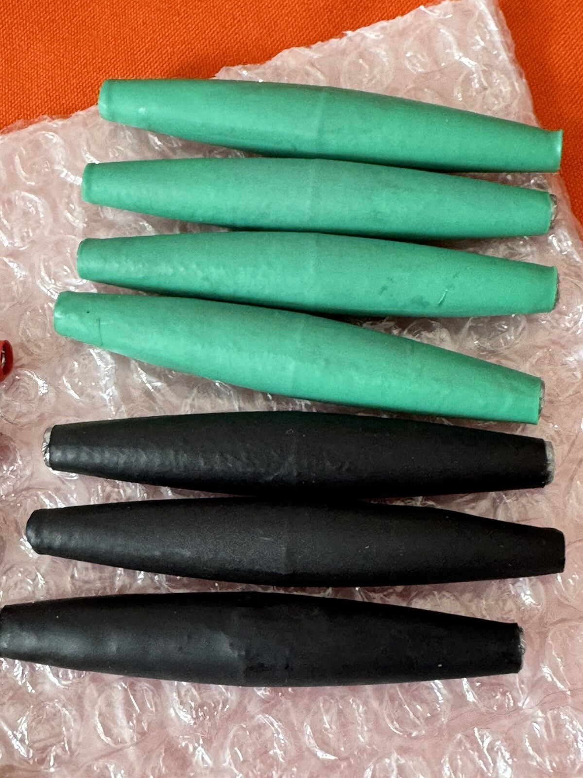 INLINE PREDATOR , DEAD BAIT Weights X 3 Rubber Coated 2.5oz Each, PIKE
