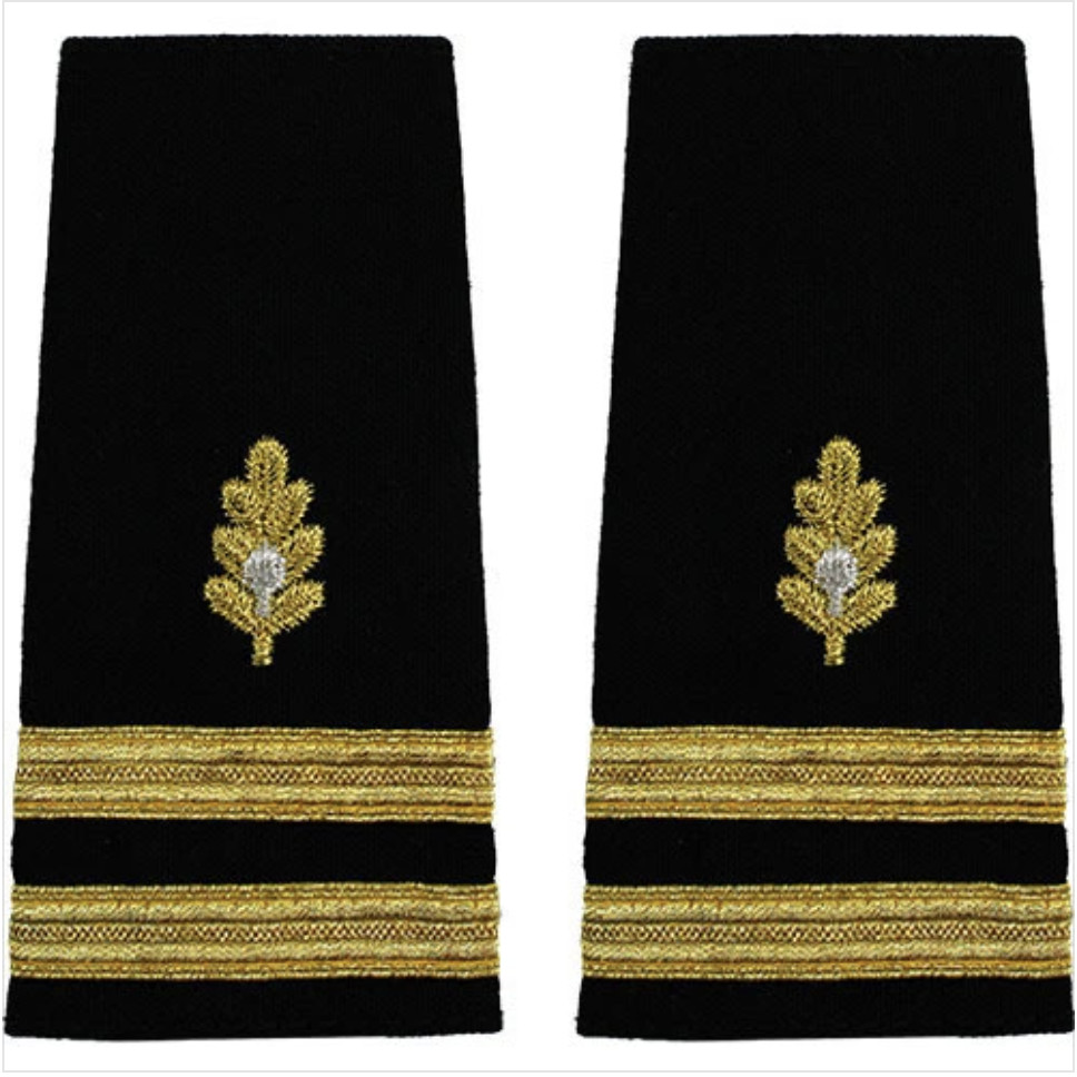 GENUINE U.S. NAVY SOFT SHOULDER MARK: LIEUTENANT MEDICAL CORPS