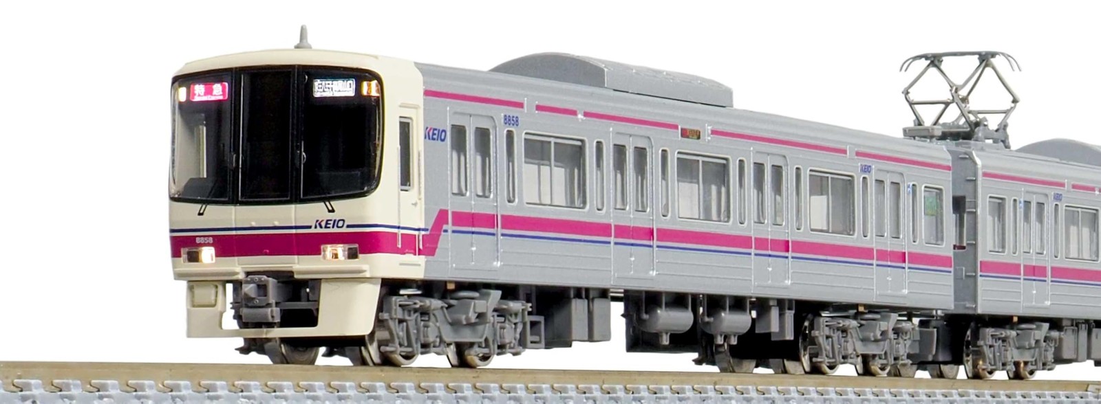N gauge Keio 8000 series 8808 formation split formation additional 4-car formati