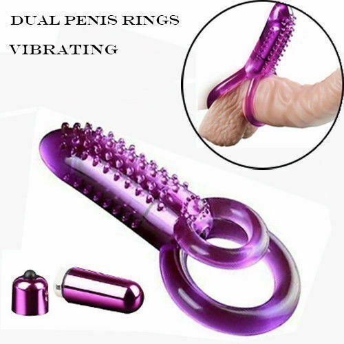 Vibrating Cock Ring Waterproof Penis Ring Vibrator Toy Couple Men Women