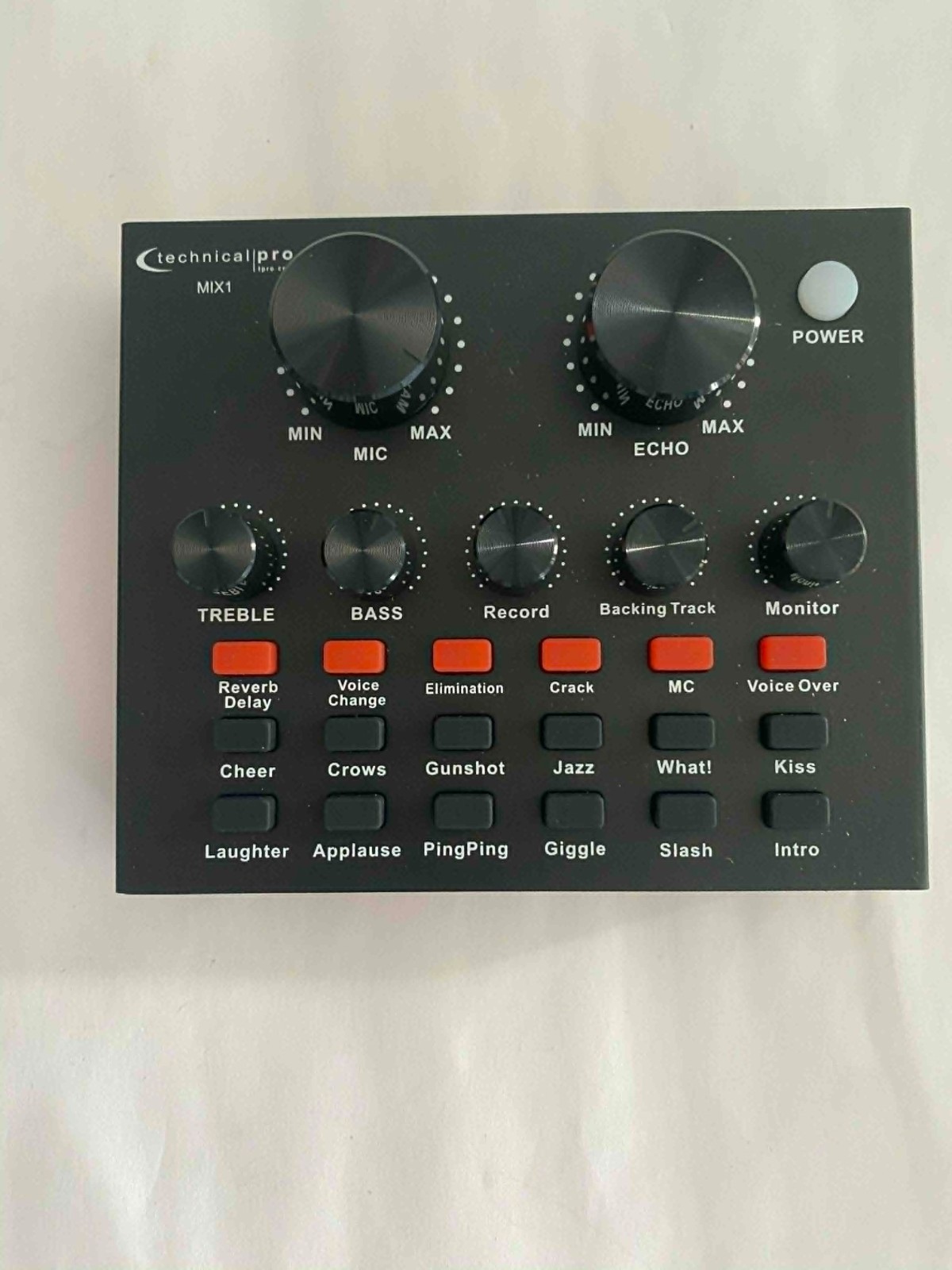 TECHNICAL PRO MIX 1 PODCAST DJ HOST SOUND EFFECT MIXER Mobil - BLACK - VERY GOOD