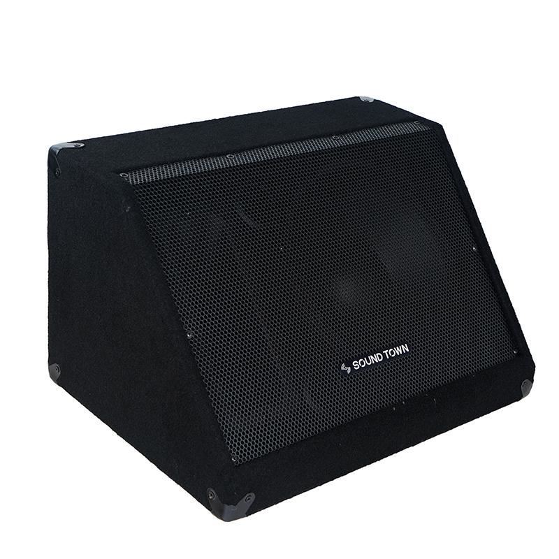 Sound Town 12" 500W Passive DJ PA Stage Floor Monitor Loud Speaker (METIS-12M)