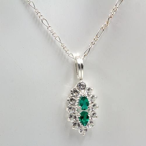 Antique Style Double Pear Cluster Pendant Mounting