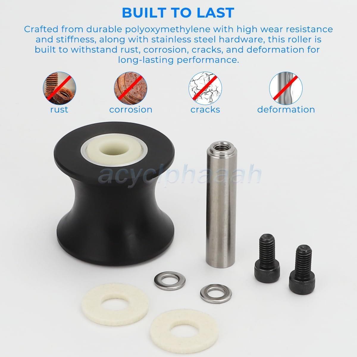 2 x Arm Roller Wheel Kit 8004550 For Bowflex Max Trainer M3 M5 M6 M7 M8 Smooth