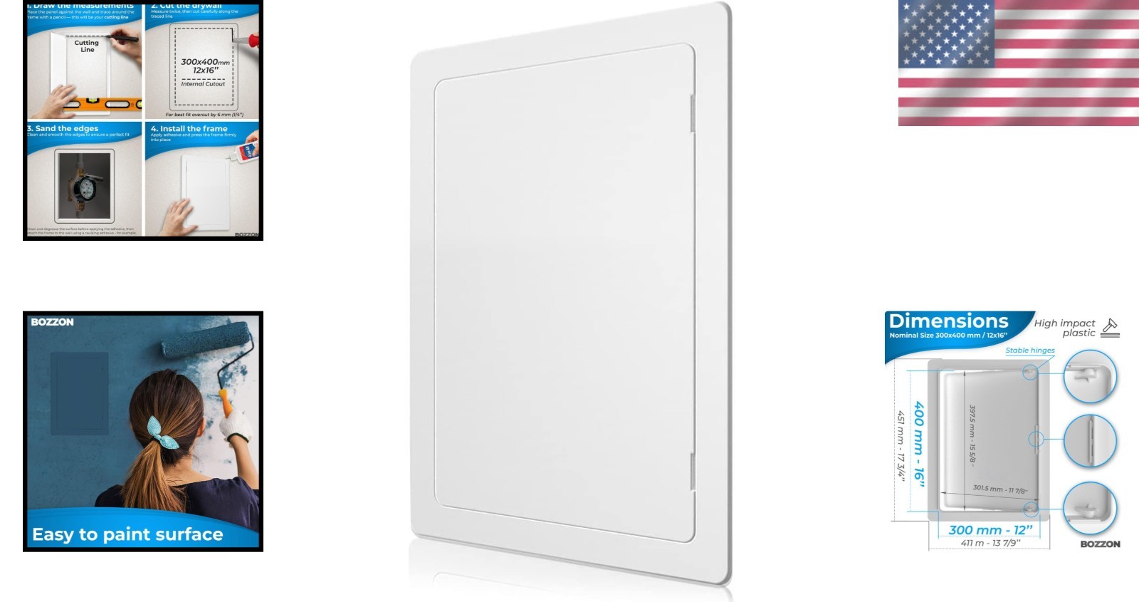 12x16 Access Panel for Drywall - Plumbing Access Door