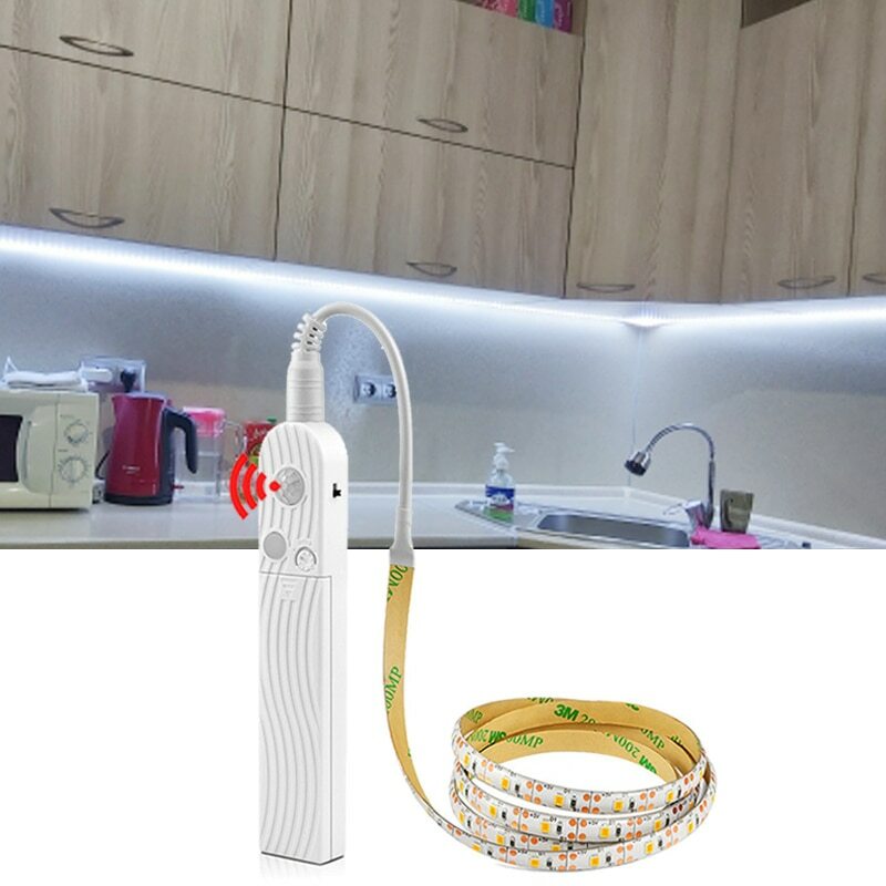 light led Kitchen LED Lights DC 5V USB Battery Powered PIR Motion Sensor Human