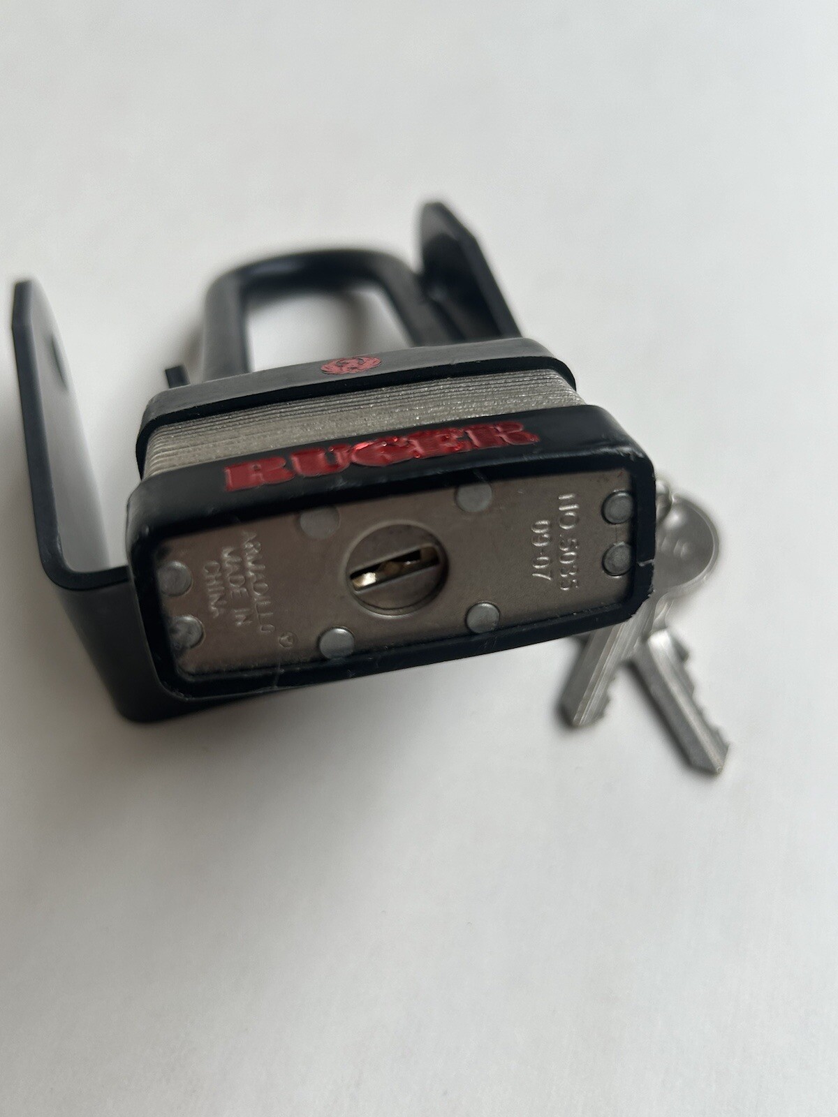 Ruger Firearm Padlock with Hasp & 2 Keys