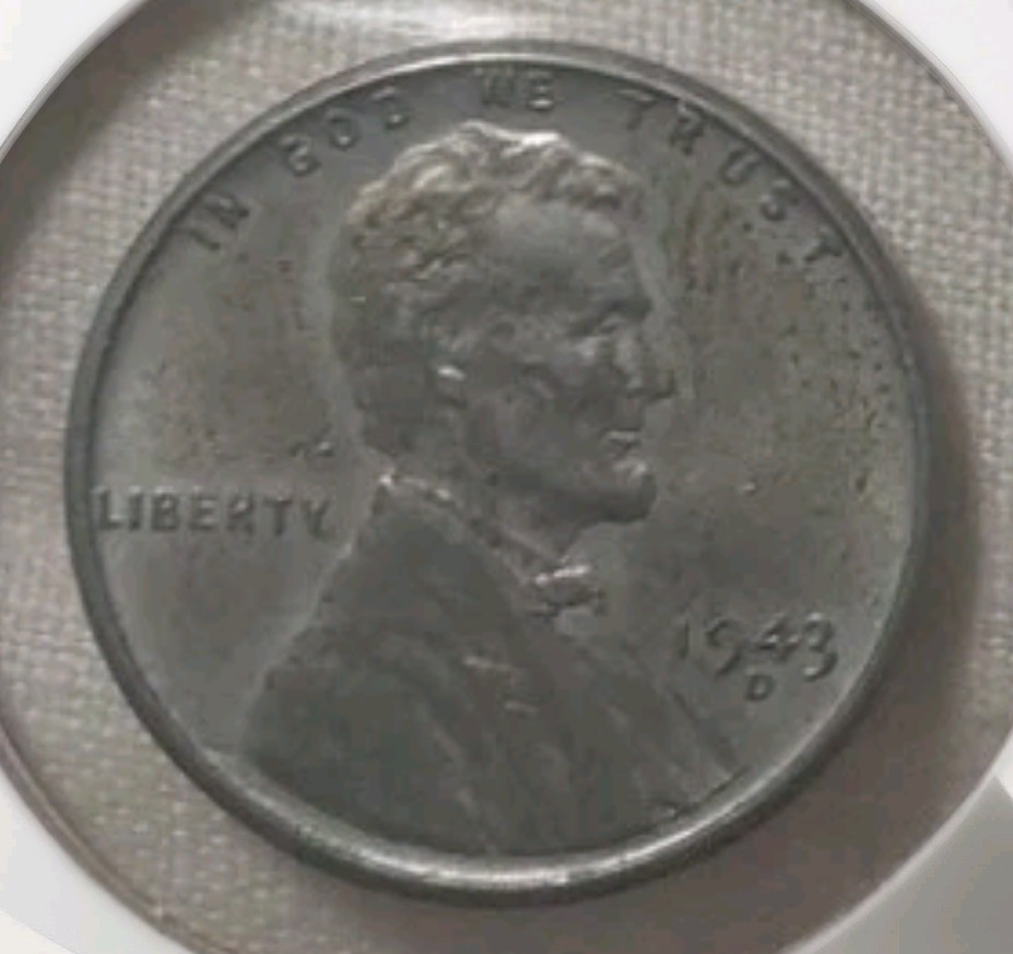 1943 D Lincoln Wheat Circulated Extra Fine Steel Cent Collectible Coin Free Post