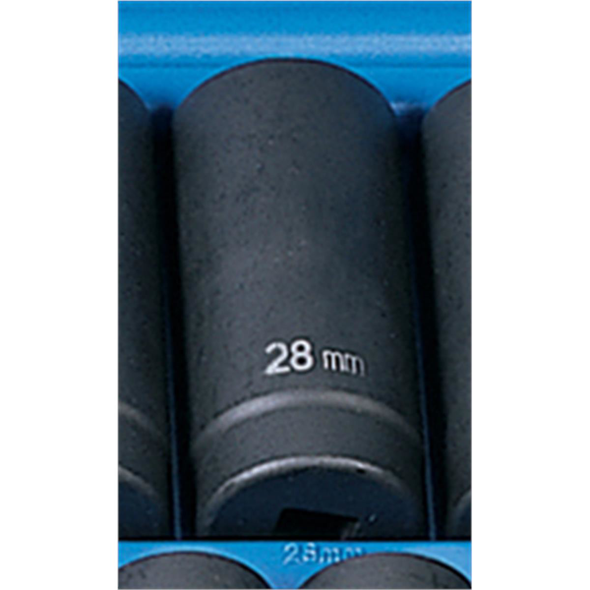 Grey Pneumatic 1/2" Drive x 28mm Deep Socket