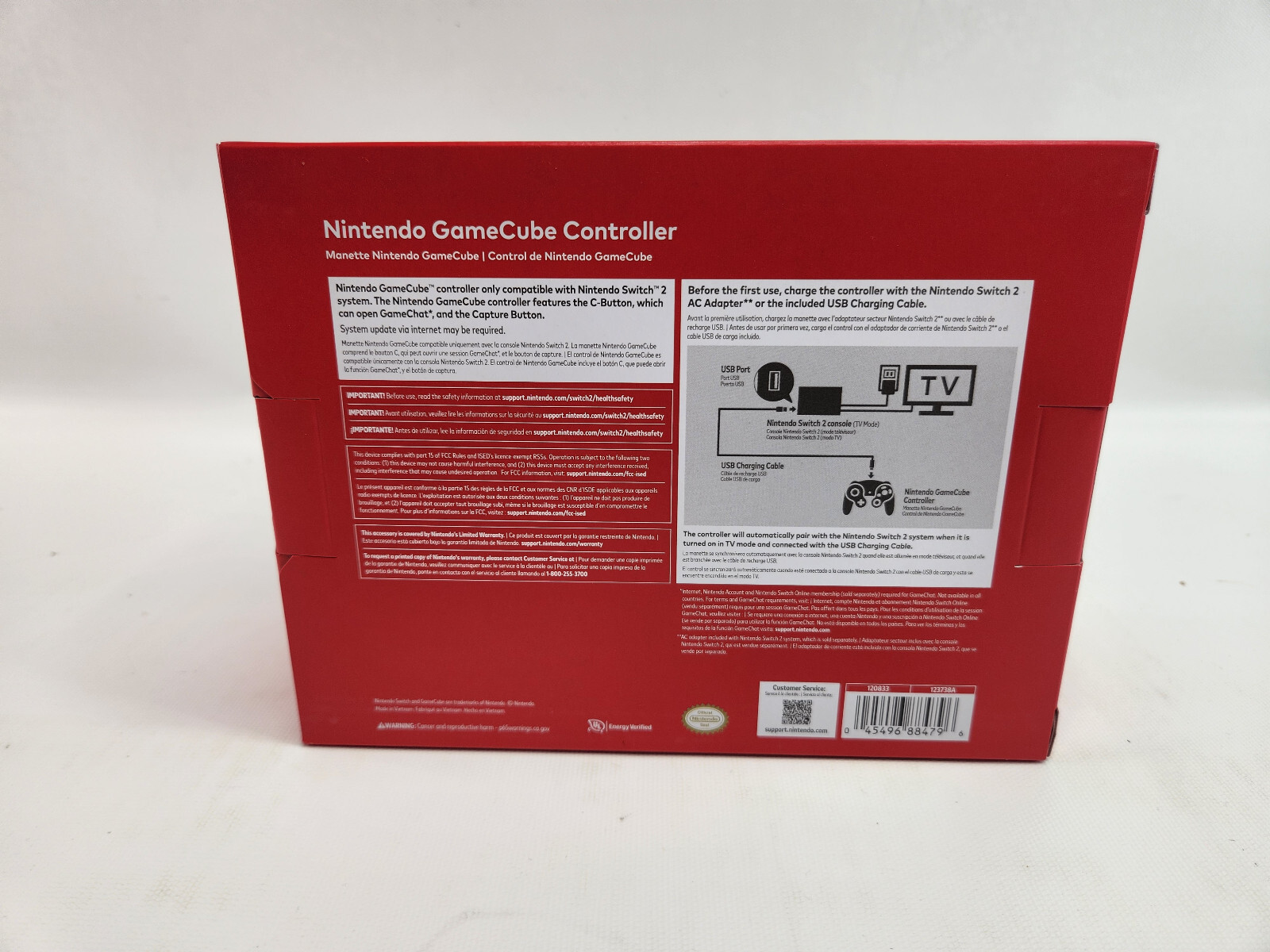 Nintendo Switch 2 Exclusive GameCube Controller Brand New Classics - In hand