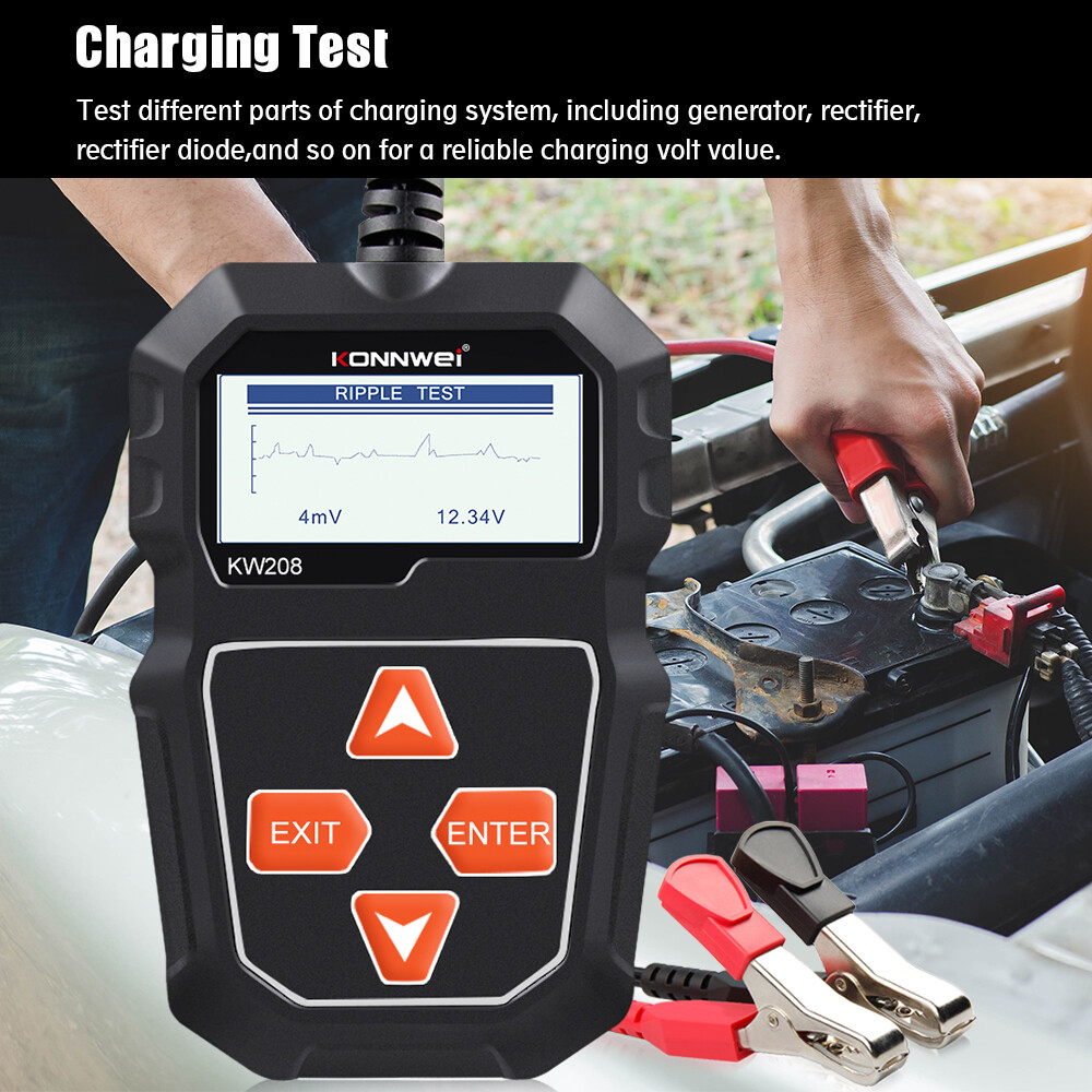 12V Car Auto Battery Analyzer Charging Cranking Tester for Truck Marine SUV Boat
