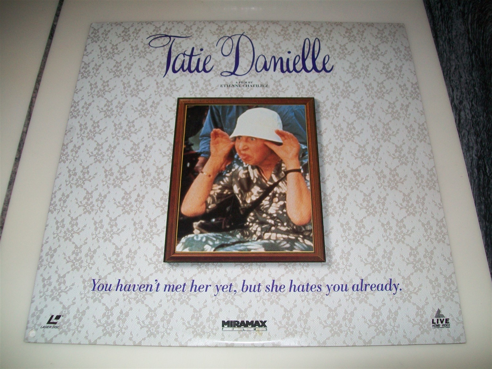 TATIE DANIELLE Laserdisc LD EXCELLENT CONDITION GREAT FILM VERY FUNNY SATIRE!
