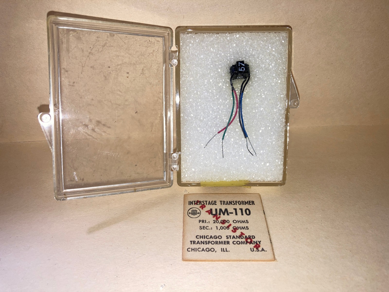 Stancor UM-110 Interstage Transformer -NOS/NIB