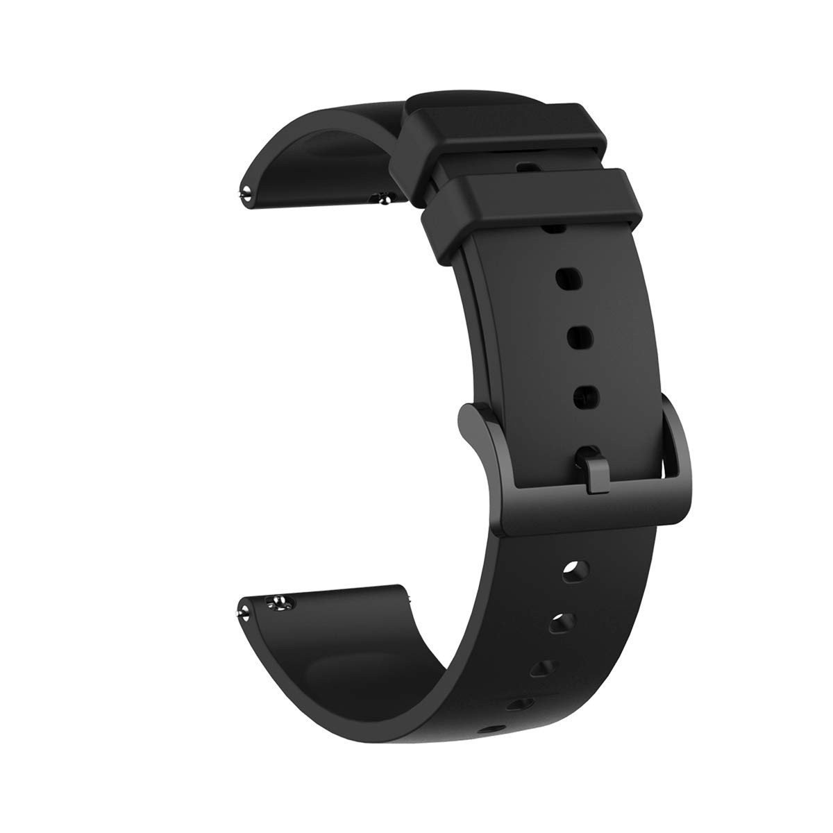 FitTurn [10-Pack] Compatible with 22mm Soft Silicone Glossy Replacement Wrist...