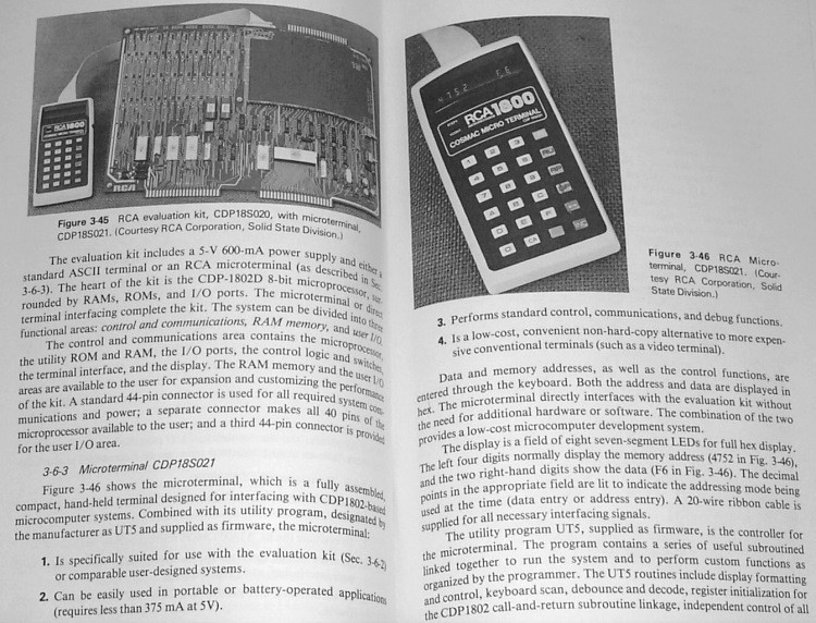 1979 RCA 1802 COSMAC VIP Microtutor Intel 8048 MC6800 Z80 Computer Handbook