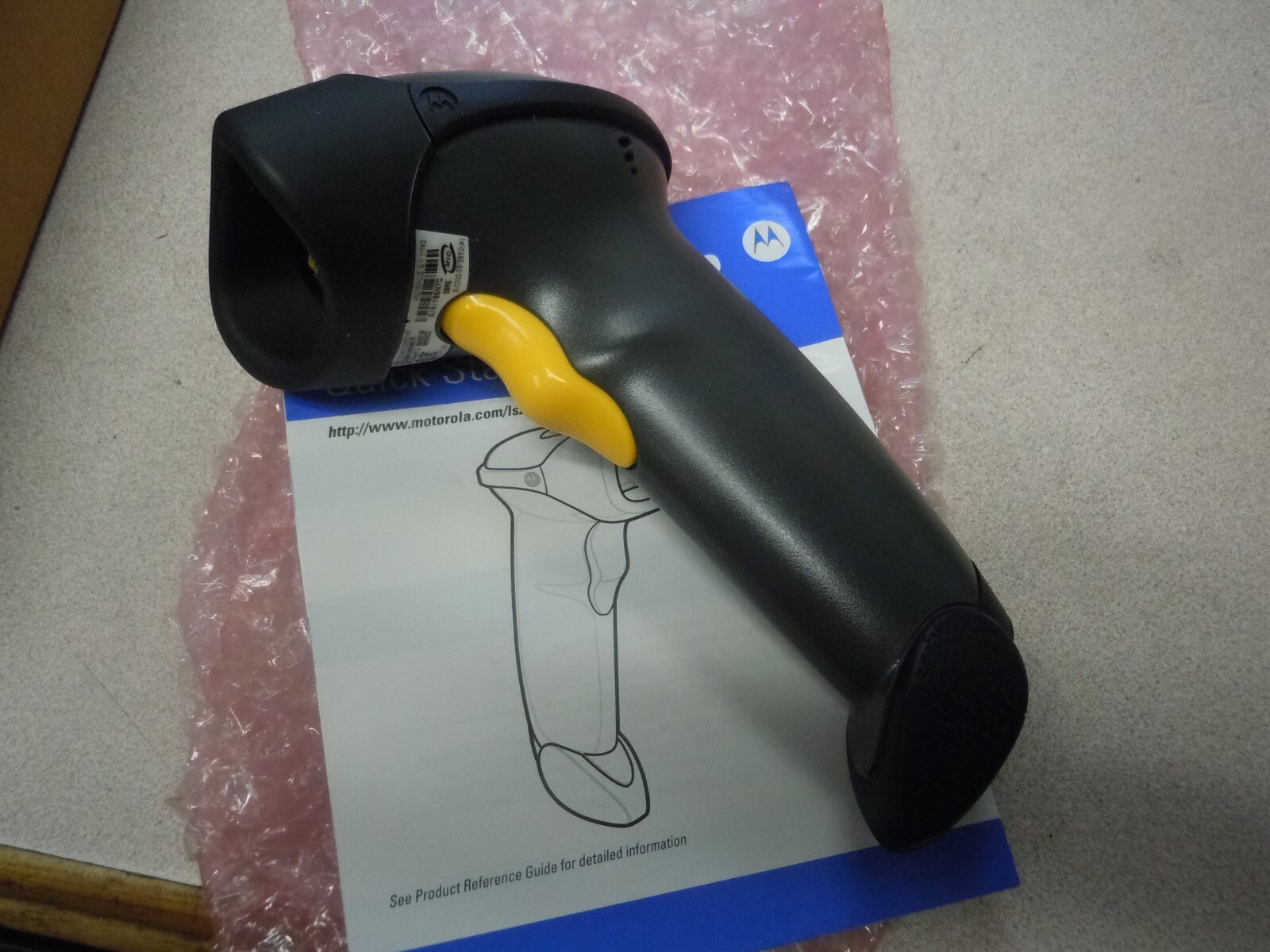 Zebra Symbol LS2208 Barcode Handheld Scanner - Black Scanner only