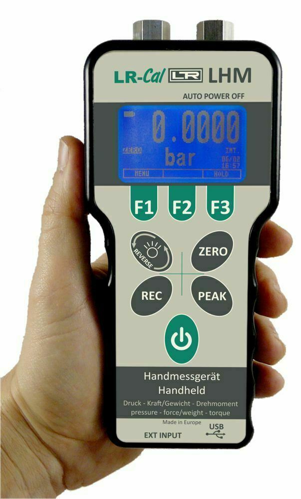 LR-Cal LHM VA Pressure & Torque Indicator Internal Pressure/Vacuum Sensor ±0.1%