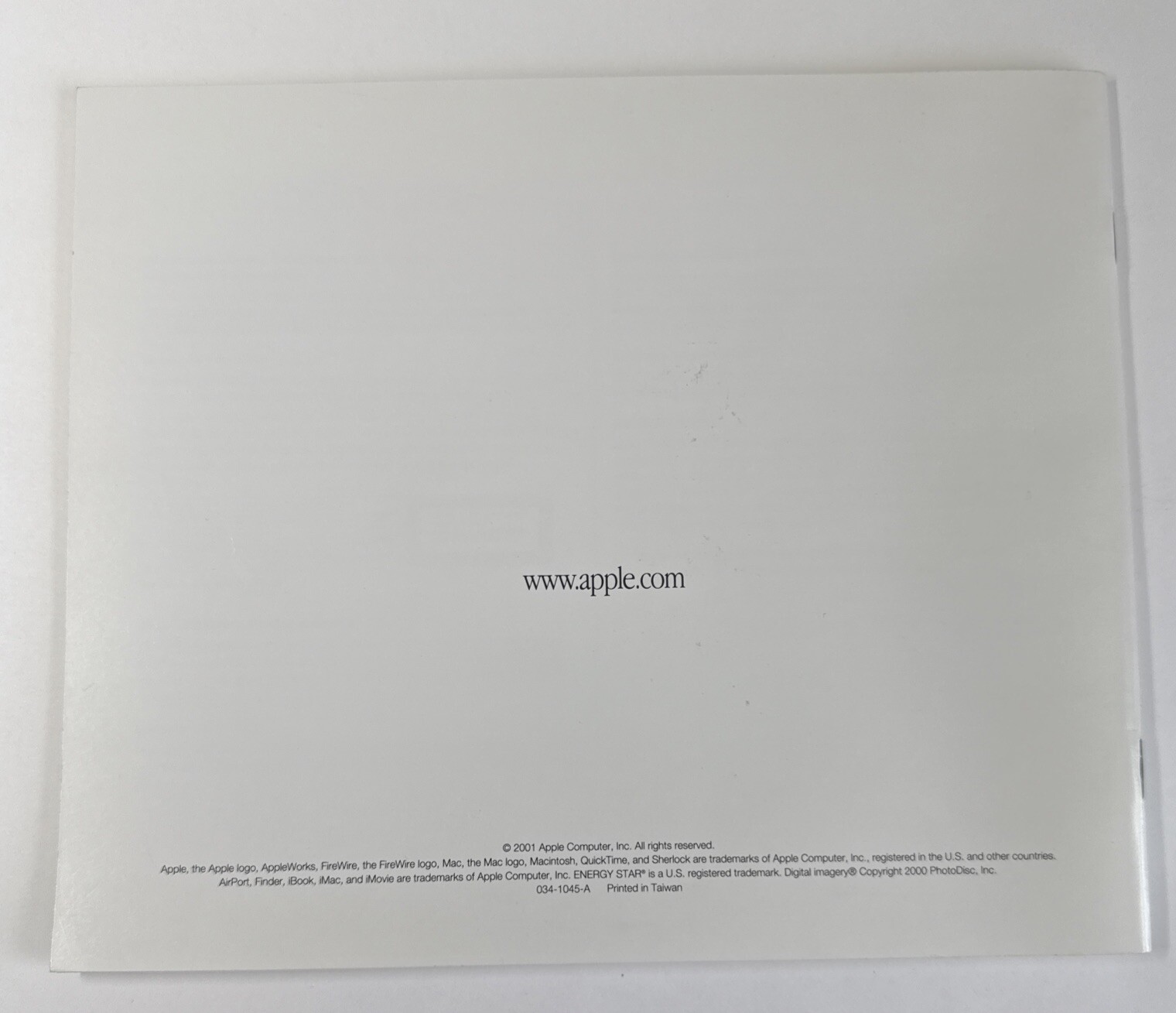 Apple Macintosh iBook Manual and Setup Guide (2001)