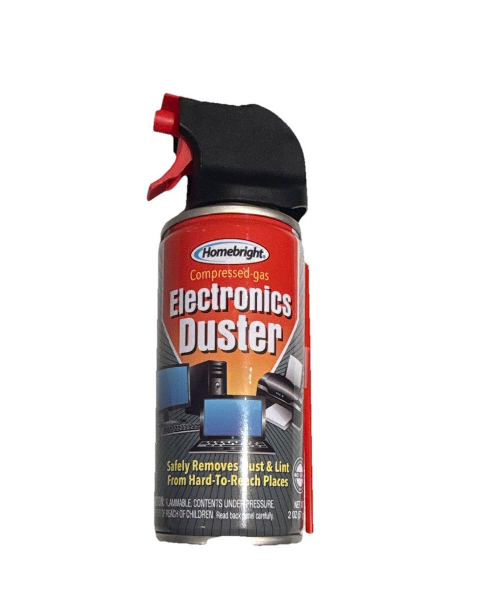 Homebright Compressed Gas 2oz Electronics Dust Blower Duster, All-Purpose