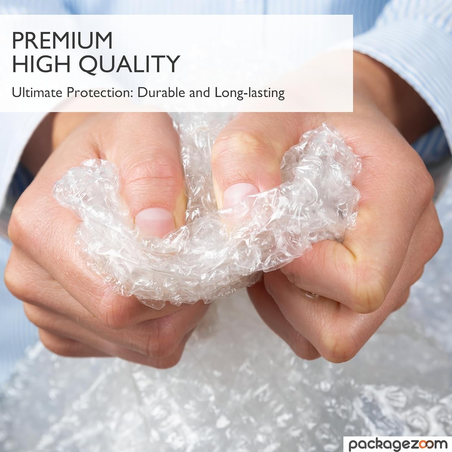 Convenient 12" x 20 ft Perforated Bubble Cushion Wrap for Packing & Moving