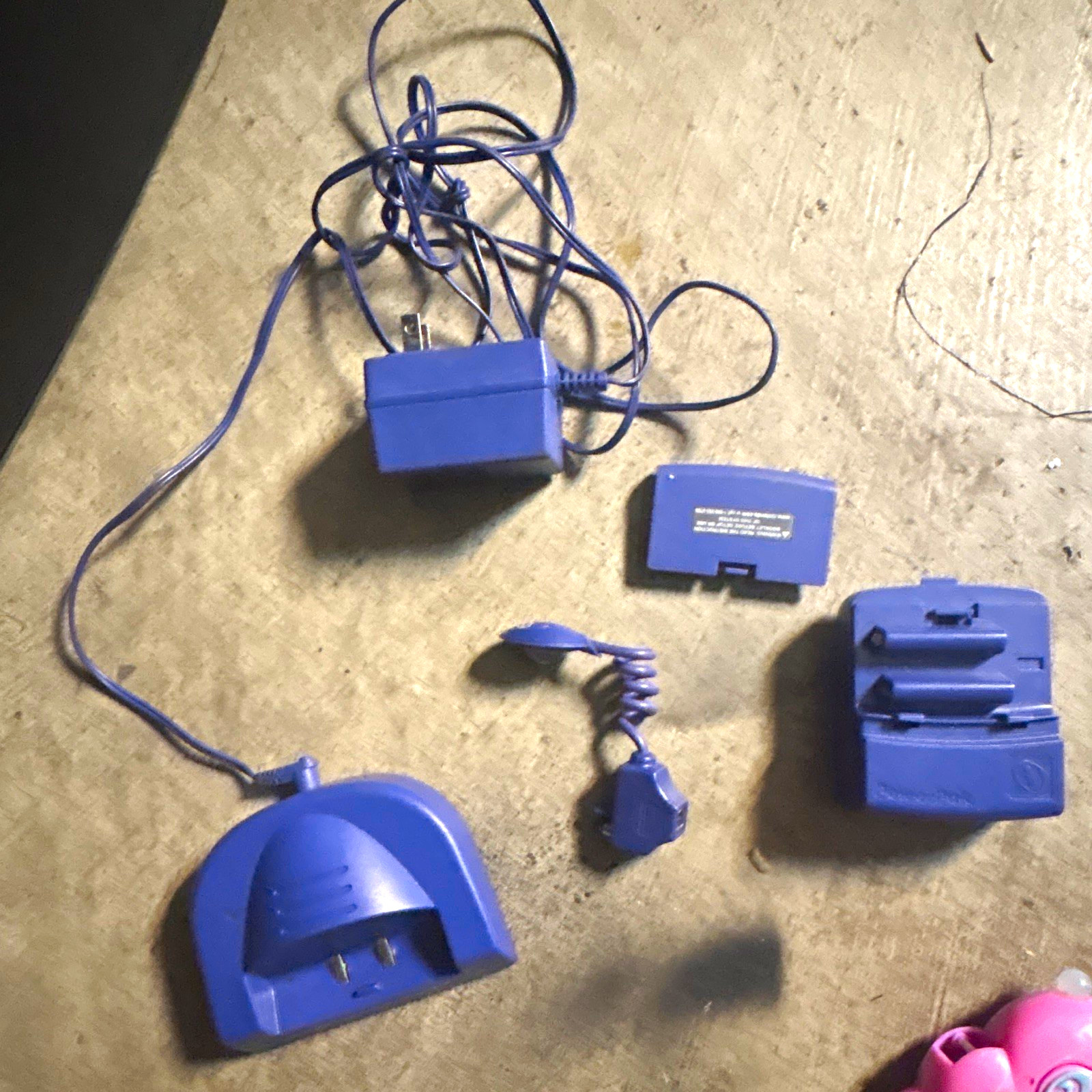 Power Pak Purple Charging Dock Set w/ AC Adapter & Cable for Game Boy Advance SP