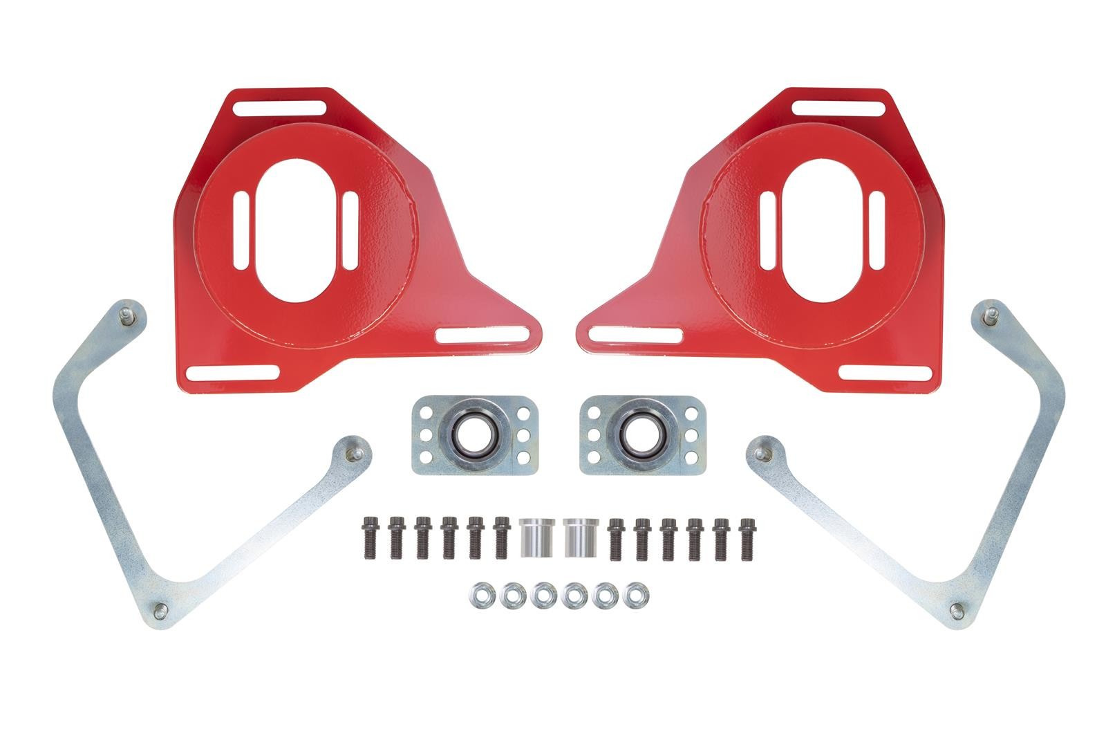 UMI Performance Wheel Alignment Kit Caster/Camber Plates Red Powdercoat Kit