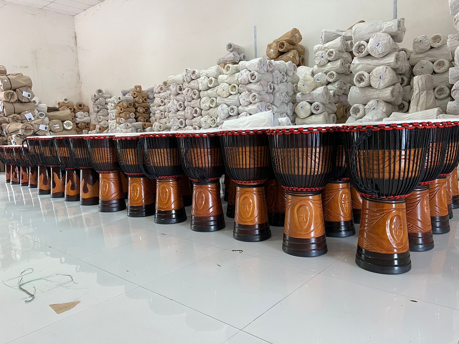 Large Djembe 60cm Height 12'' Head ( Totally Free Shipping in USA Mainland )