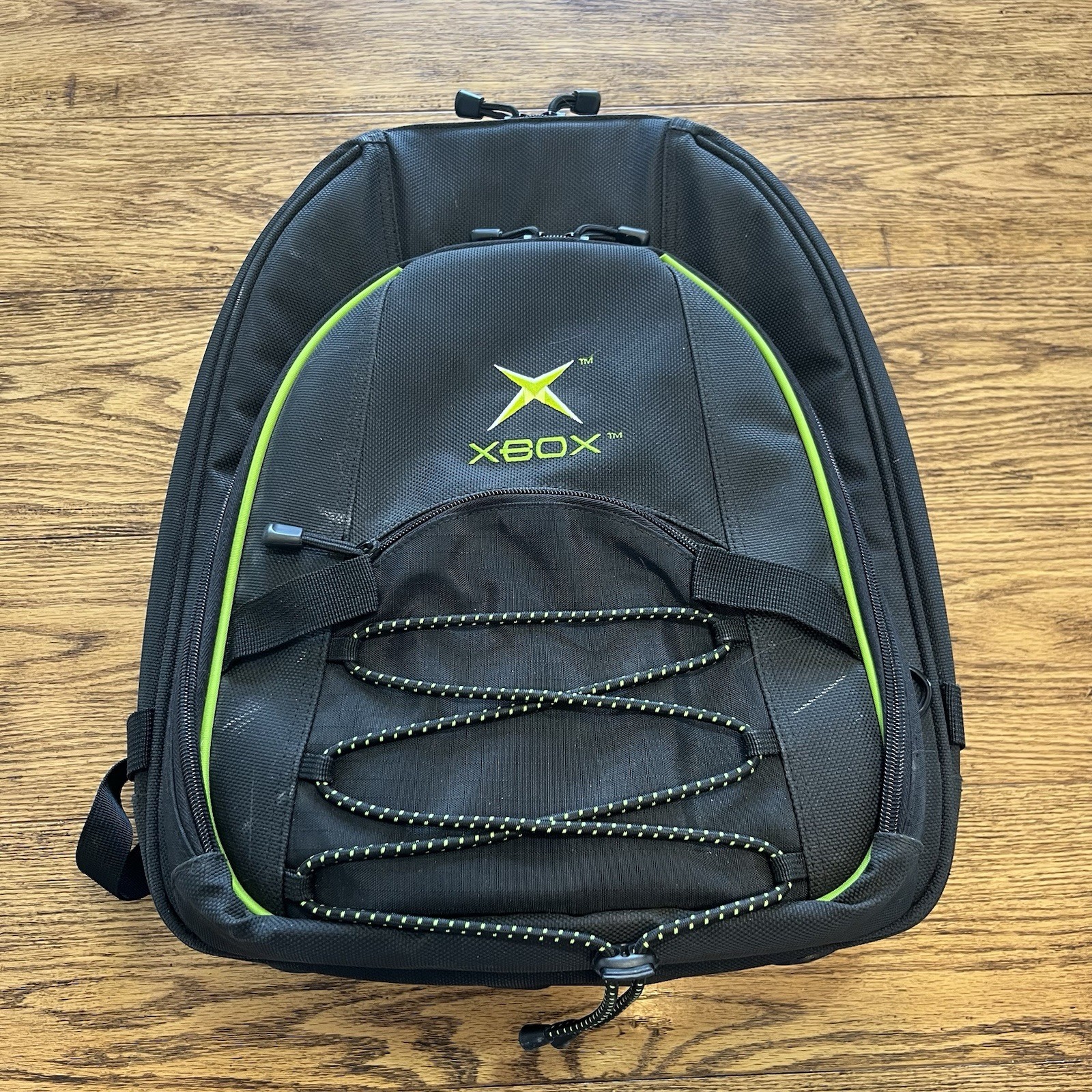 Original Microsoft Xbox Console Travel Carrying Case Backpack & Messenger Bag