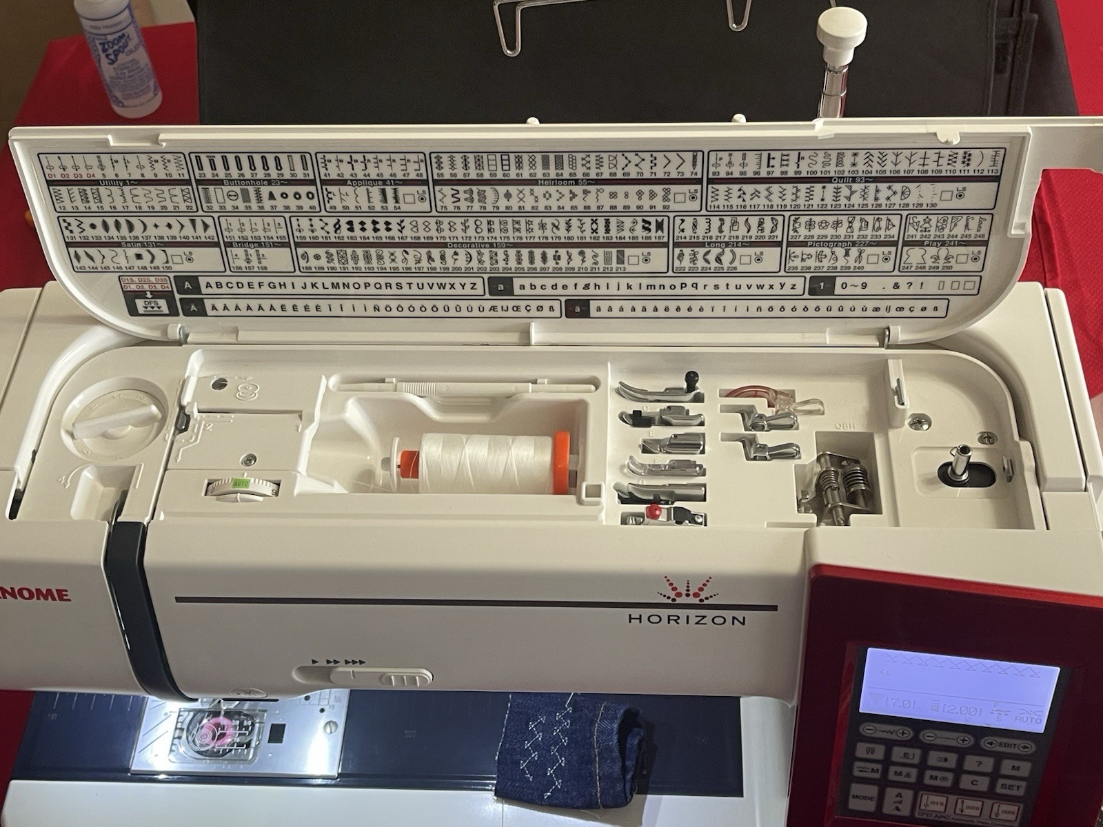 Janome Horizon Memory Craft 7700 QCP Computerized Sewing Machine