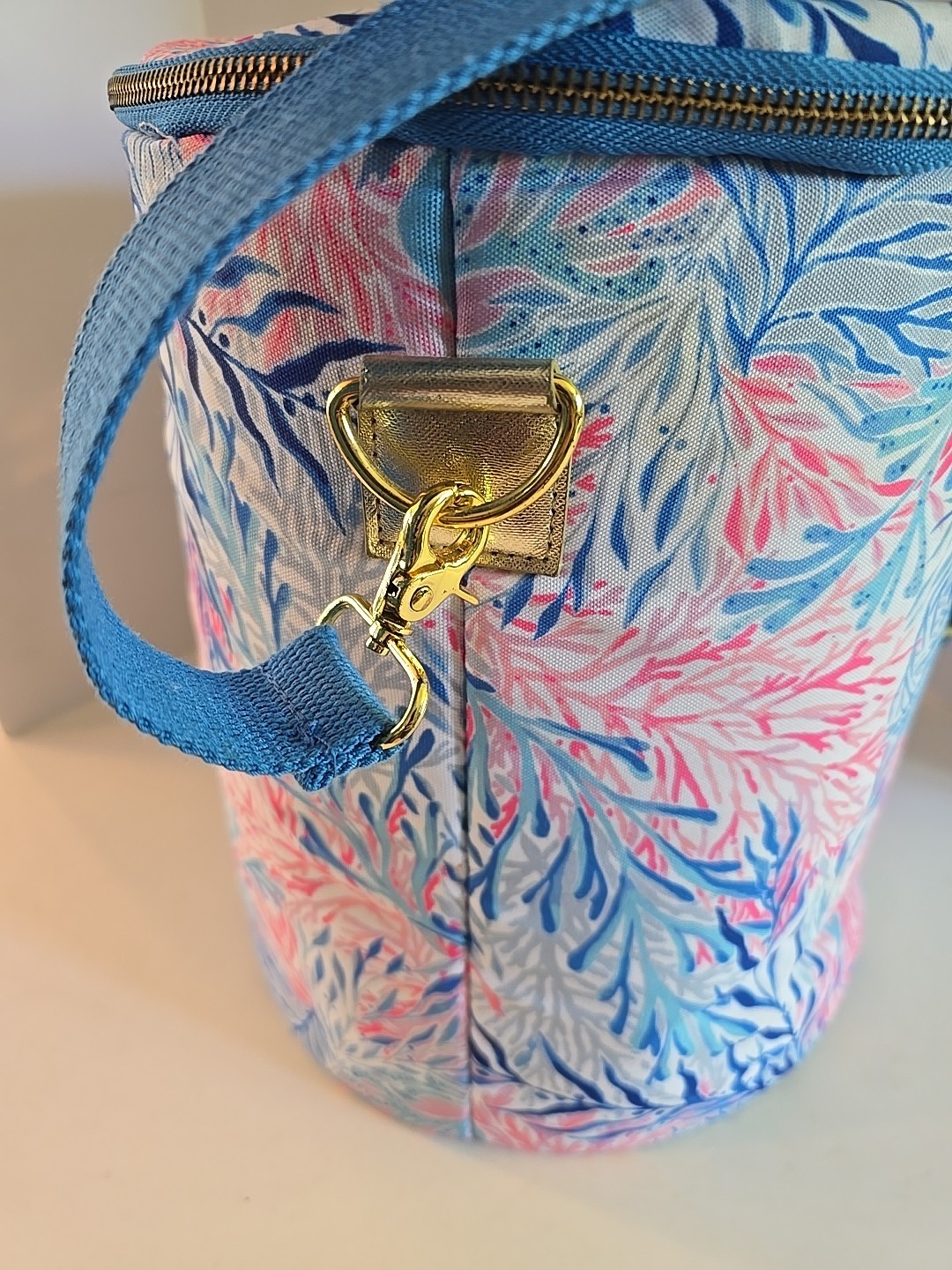 Lilly Pulitzer Insulated Soft Beach Cooler Adjustable/Removable Strap 12"H