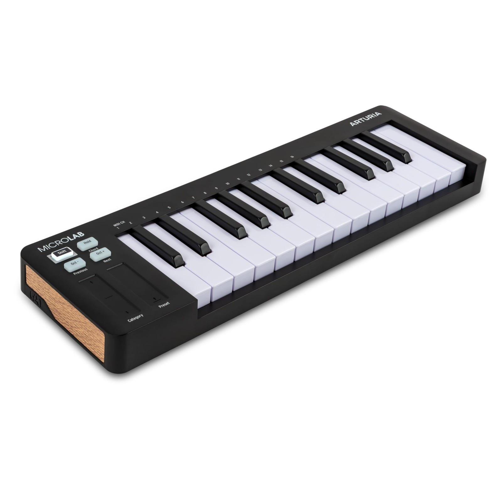 MicroLab Mk3 - Universal MIDI Controller for Music Production - Black