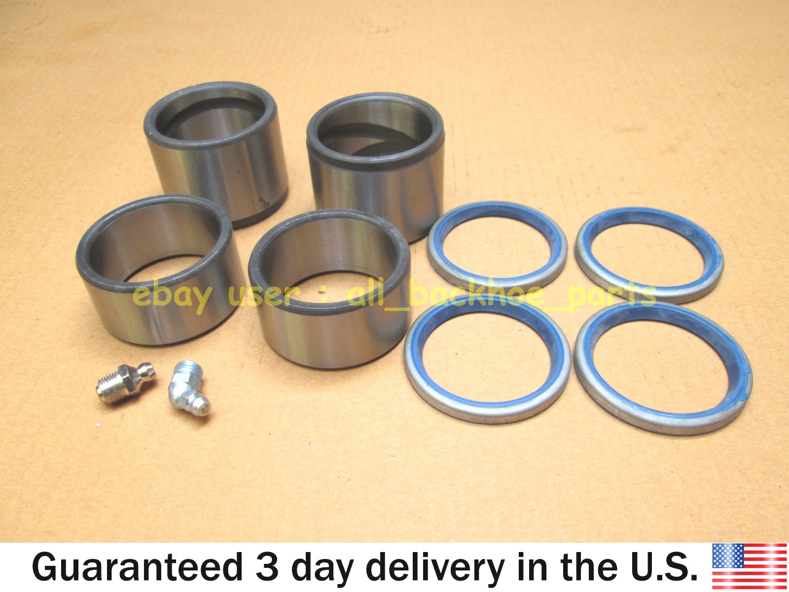 JCB BACKHOE- HYDRAULIC RAM EYE REPAIR KIT (PART # 809/00125 809/00128 813/00425)