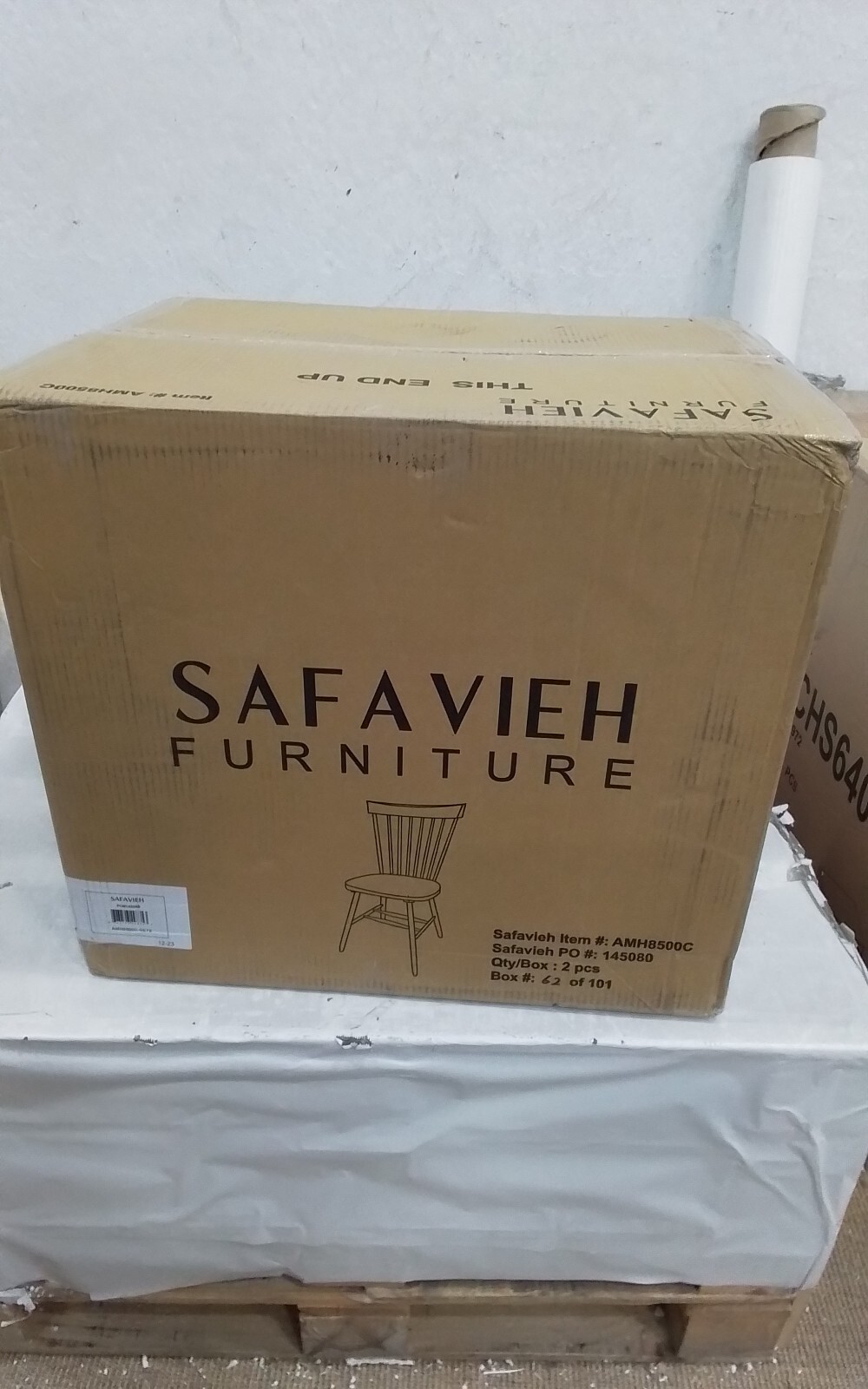 Safavieh PARKER SPINDEL SIDE CHAIR, Reduced Price 2172731625 AMH8500C