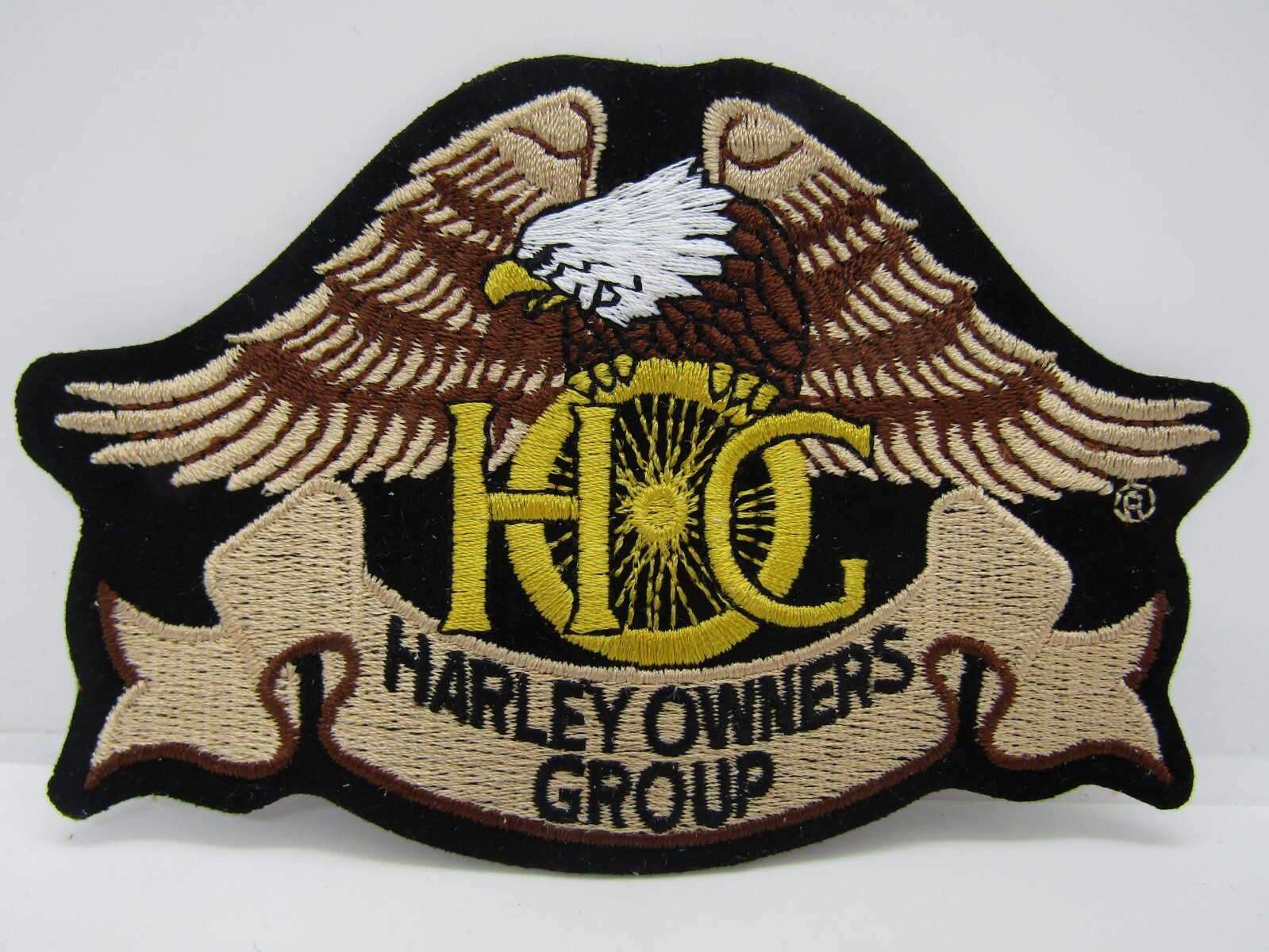 Harley Davidson Harley Owners Group HOG Patch Gold Stitching - Vest - Jacket