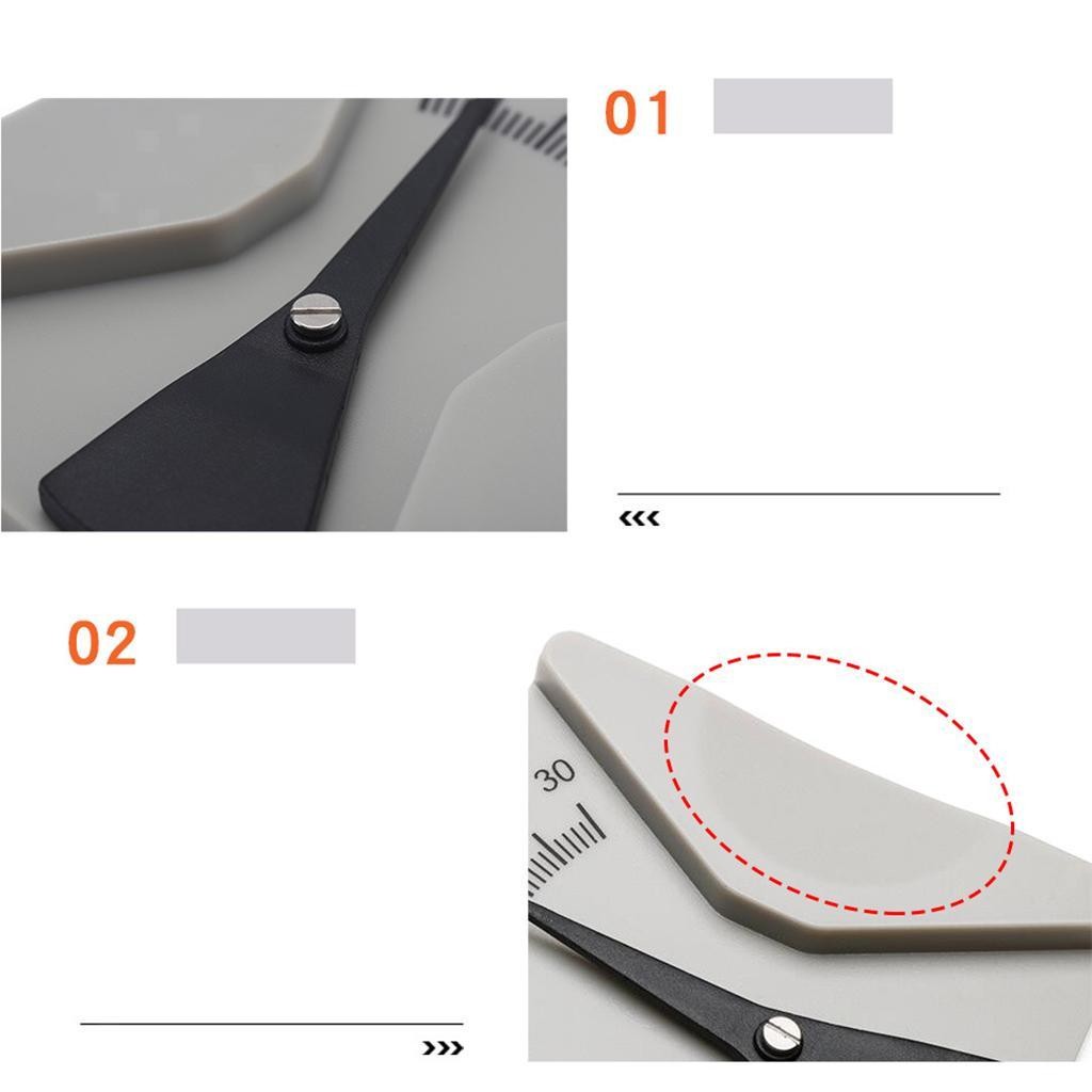 Spectacle Measuring Ruler Optical Angle Pantoscopic Protractor